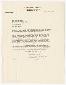Wedel, Theodore O. - Washington Cathedral College of Preachers, 1958