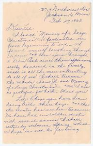 Unidentified Correspondence, 1963