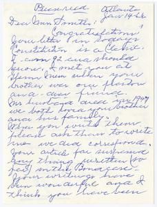 Unidentified Correspondence, 1966