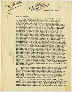Cromie, Robert - Book Editor, Chicago Tribune, 1965