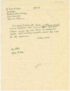 Fisk University Department of Race Relations, 1966