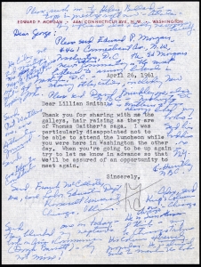 Morgan, Edward P. - Journalist, 1961
