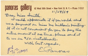 Panoras, E. - Panoras Gallery, 1959