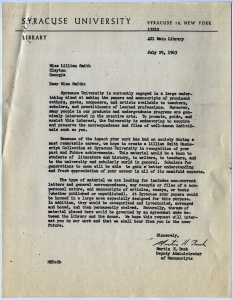 Re. Papers of Lillian Smith - Folder 5, 1963