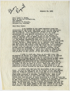 Re. Papers of Lillian Smith - Folder 7, 1965