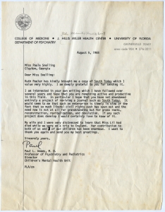 Adams, Paul L, M.D. - Professor of Psychiatry and Pediatrics, University of Florida, 1968