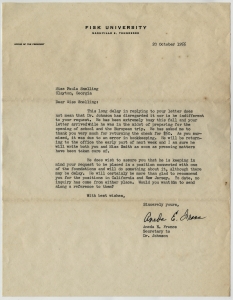 Fisk University, 1955