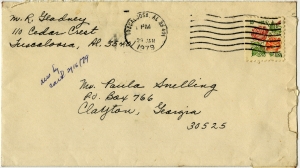 Gladney, Rose - Associate Professor of American Studies, University of Alabama - Folder 2, 1979