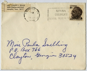 Peeler, Annie Laurie (Mrs. Casper S.) - Folder 3, 1970-1975