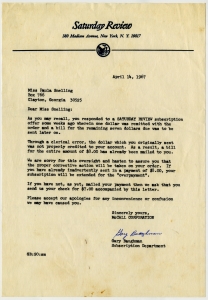 Saturday Review, 1967-1971