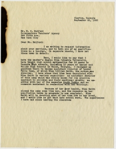 Schermerhorn Teachers' Agency, 1955