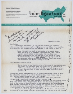 Southern Regional Council - Folder 1, 1967-1972