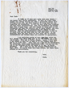 Ward, Jane (Mrs. Harry) - Folder 1, 1966-1970