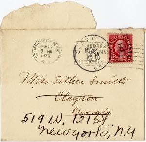 Smith, Esther - Miscellaneous correspondence, 1930-1982