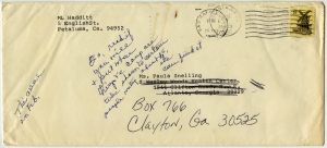 Boots Holzman re: Laurel Falls Camp, 1980