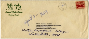Smith, Lillian E. to Esther Smith, 1954