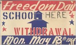 Freedom Day School Poster