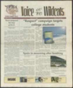 Voice of the Wildcats Newsletter, March 25, 2004