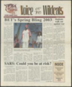 Voice of the Wildcats Newsletter, April 2003