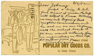 [Postcard from Luciano Santoscoy to John J. Herrera - 1952-08-12]