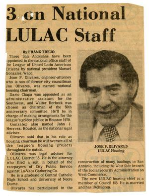 3 on National LULAC staff