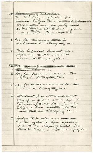 [Draft of legal document, LULAC]
