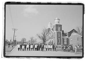 Selma to Montgomery March at Brown Chapel A.M.E. Church, Selma, Alabama 1965