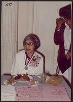 [Rosa Parks attending her 68th birthday party, Detroit, Michigan, 1981] [graphic].