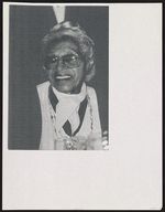 [Portrait of Rosa Parks at an event, about 1995] [graphic].