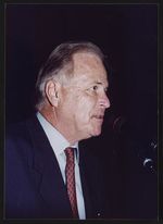 [Unidentified speaker at a formal event attended by Rosa Parks] [graphic].