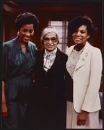 [Marla Gibbs, Rosa Parks and Elaine Steele] [graphic].