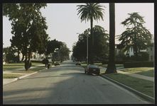 [Street near home of Leo and Gerri Branton, Los Angeles, California] [graphic].