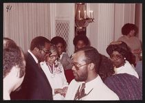 [Rosa Parks' birthday party and tribute organized by Detroit friends O'Neil Swanson and Louise Tappes, 1981] [graphic].