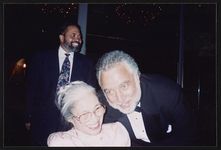 [Rosa Parks, Danny J. Bakewell and another guest at a Brotherhood Crusade tribute to Parks and Muhammad Ali, Los Angeles, California, 1994] [graphic].