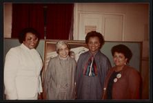 [Rosa Parks at an event in Cambridge, Massachusetts, 1984] [graphic].