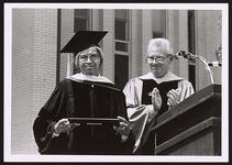 [Rosa Parks receiving a Doctor of Humane Letters degree from Jersey City State College, Jersey City, New Jersey, 1983] [graphic].