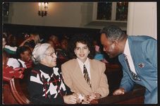 [Rosa Parks sitting in a church pew at an event in Detroit, Michigan] [graphic] /