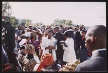 [Rosa Parks, Elaine Steele, Dr. Delois Blakely, Audley Moore, Dorothy Height and others, Million Man March, Washington, D.C., 1995] [graphic].