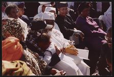 [Rosa Parks with a young girl, Million Man March, Washington, D.C., 1995] [graphic].
