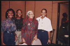 [Rosa Parks with other attendees at the National Political Congress of Black Women, Washington, D.C., 1993] [graphic].