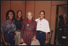 [Rosa Parks with other attendees at the National Political Congress of Black Women, Washington, D.C., 1993] [graphic].
