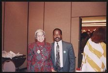 [Rosa Parks with Standley Brady at the National Political Congress of Black Women, Washington, D.C., 1993] [graphic].