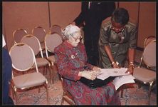 [Rosa Parks with other attendees at the National Political Congress of Black Women, Washington, D.C., 1993] [graphic].
