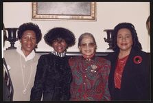 [Rosa Parks with actress Cicely Tyson, Coretta Scott King and an unidentified woman at the reception for the unveiling of Rosa Parks' bust sculpture, National Portrait Gallery, Washington, D.C., 1991] [graphic].