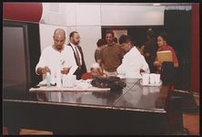 [Event celebrating Verity Records album commemorating Rosa Parks and the 40th anniversary of the Montgomery bus boycott, Los Angeles, California, 1995] [graphic].