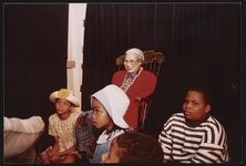 [Event celebrating Verity Records album commemorating Rosa Parks and the 40th anniversary of the Montgomery bus boycott, Los Angeles, California, 1995] [graphic].
