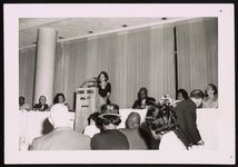 [Tribute Dinner honoring Rosa Parks sponsored by the Women's Public Affairs Committee of 1000, Inc., Cobo Hall, Detroit, Michigan, 1965] [graphic].