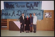 [Rosa Parks visiting a school during trip to Arizona, 1996] [graphic].
