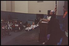 [Rosa Parks visiting a school during trip to Arizona, 1996] [graphic].