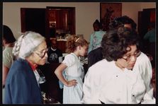 [Rosa Parks visiting friends and family during a visit to Cailfornia, 1990] [graphic].